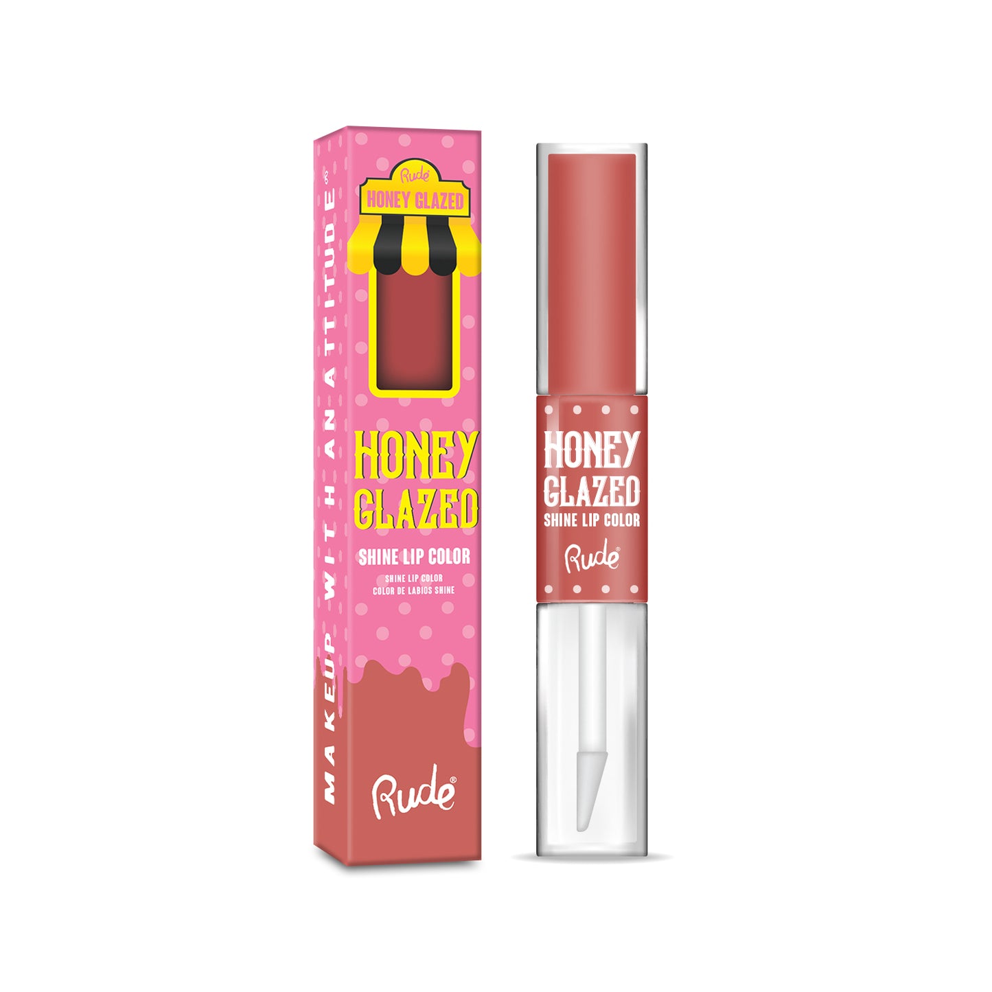 Rude Honey Glazed Shine Lip Color