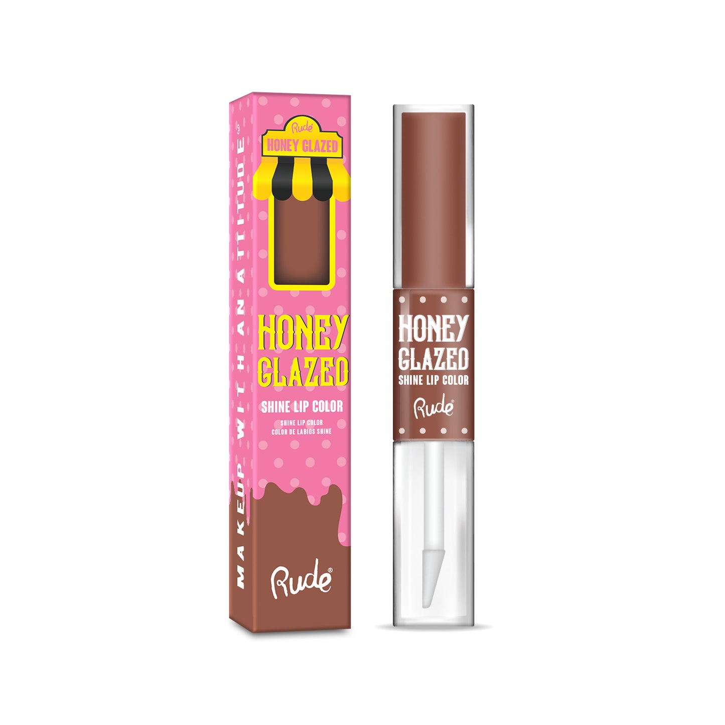 Rude Honey Glazed Shine Lip Color