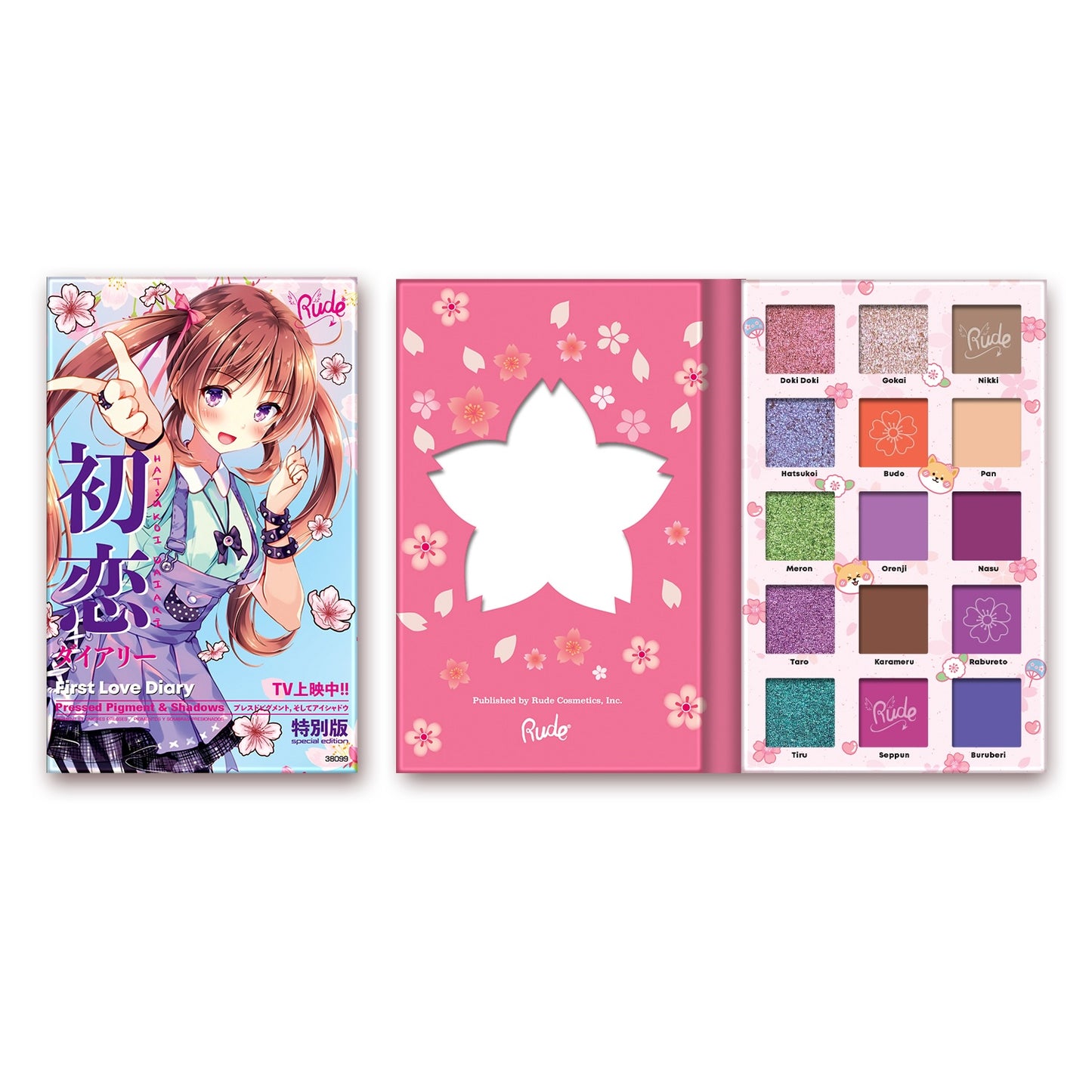 Rude Manga Collection Pressed Pigments & Shadows