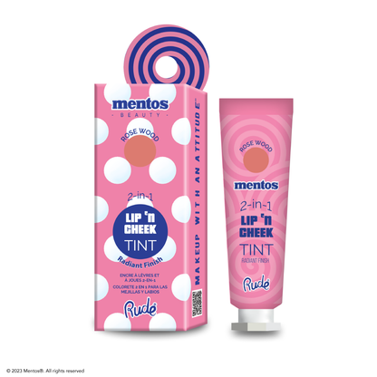 Rude Mentos 2 In 1 Lip'N Cheek Tint