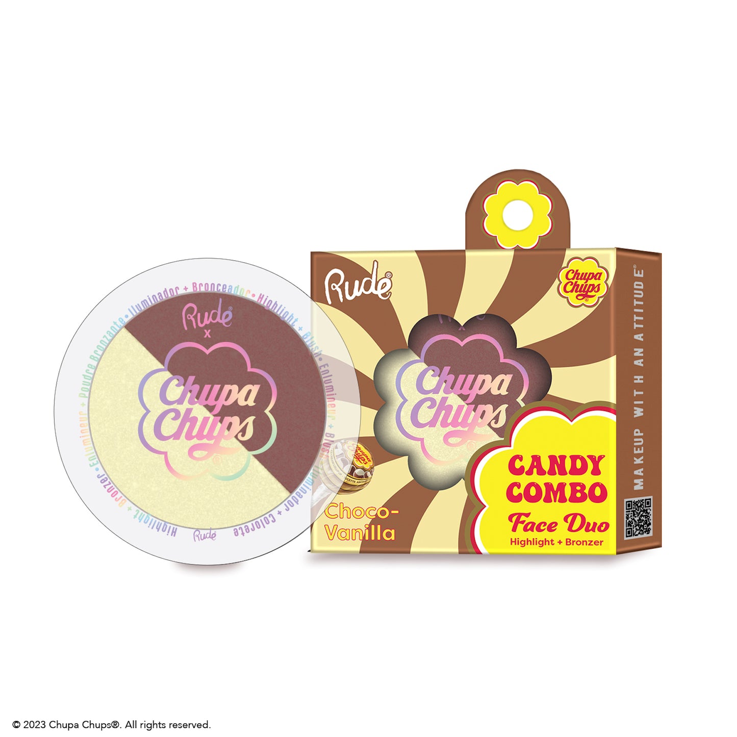 Rude Chupa Chups Candy Combo Face Duo