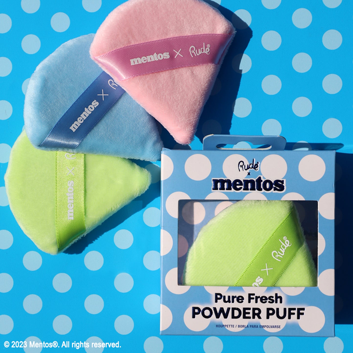 Rude Mentos Pure Fresh Powder Puff