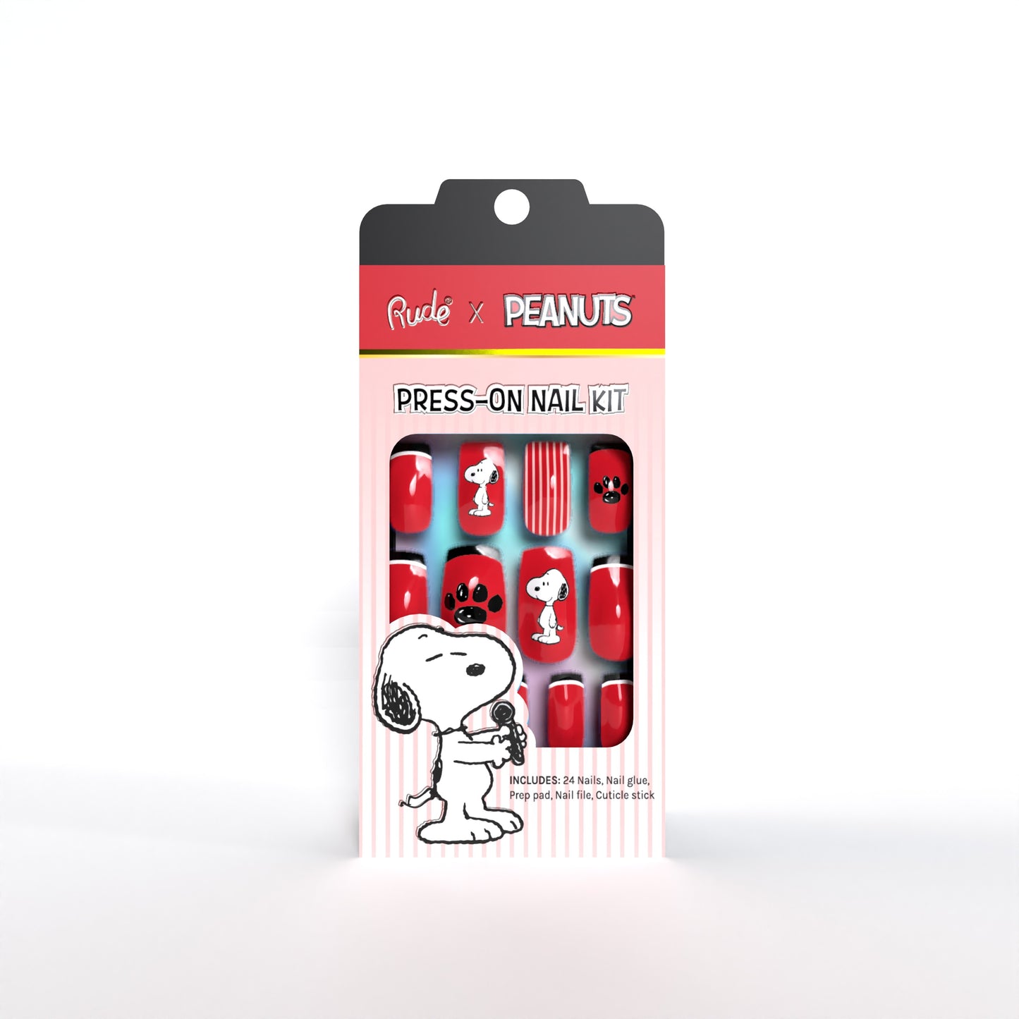 Rude Peanuts Press On Nails Nail Kit