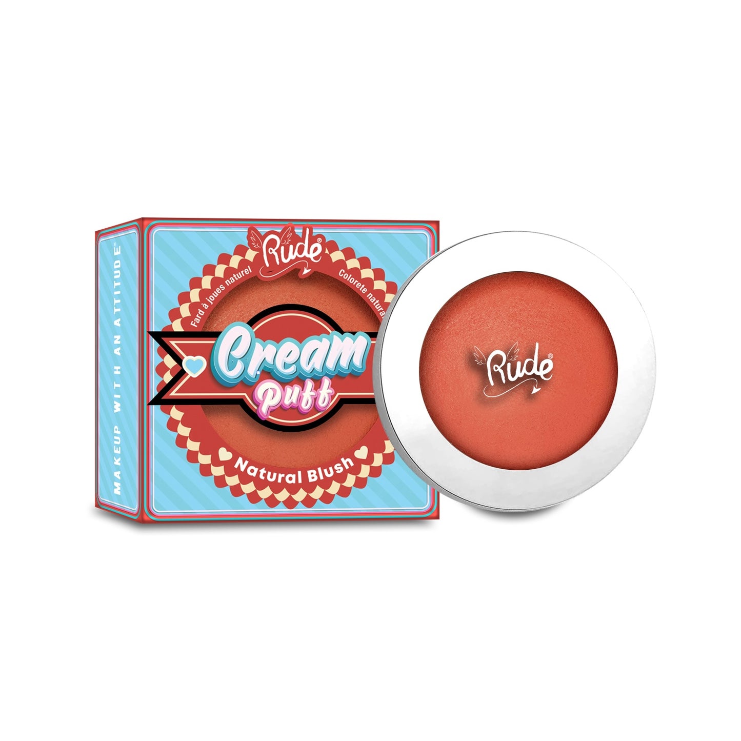 Rude Cream Puff Natural Blush