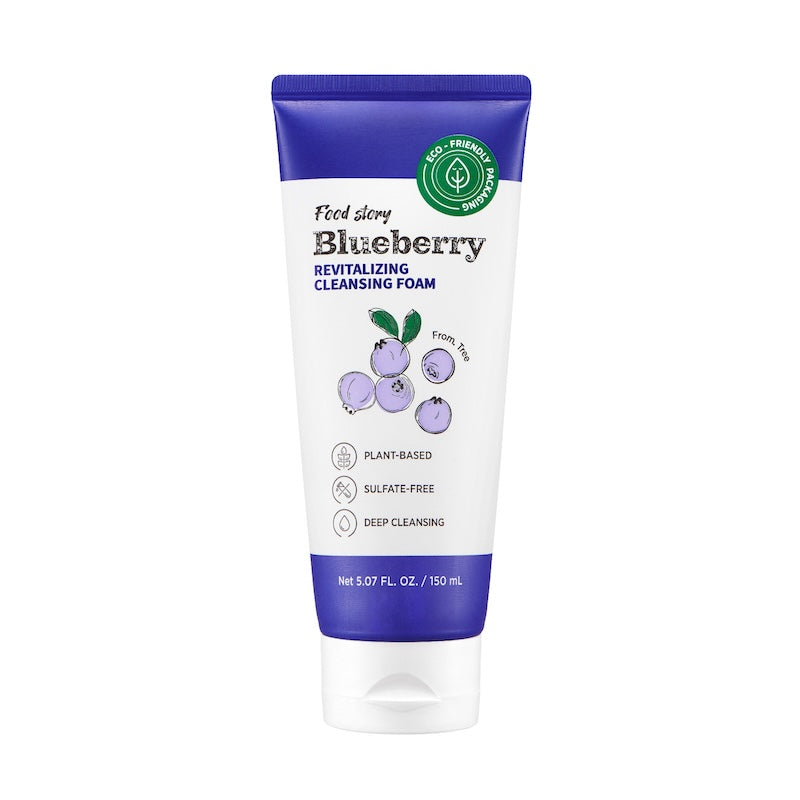 Food Story Blueberry Revitalizing Cleansing Foam