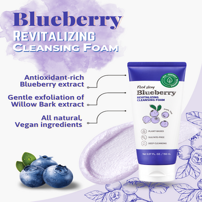 Food Story Blueberry Revitalizing Cleansing Foam