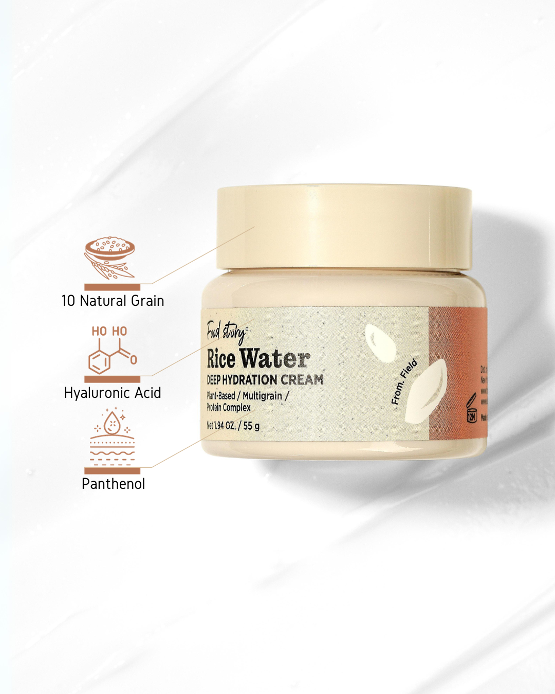 Food Story Rice Water Deep Hydration Cream