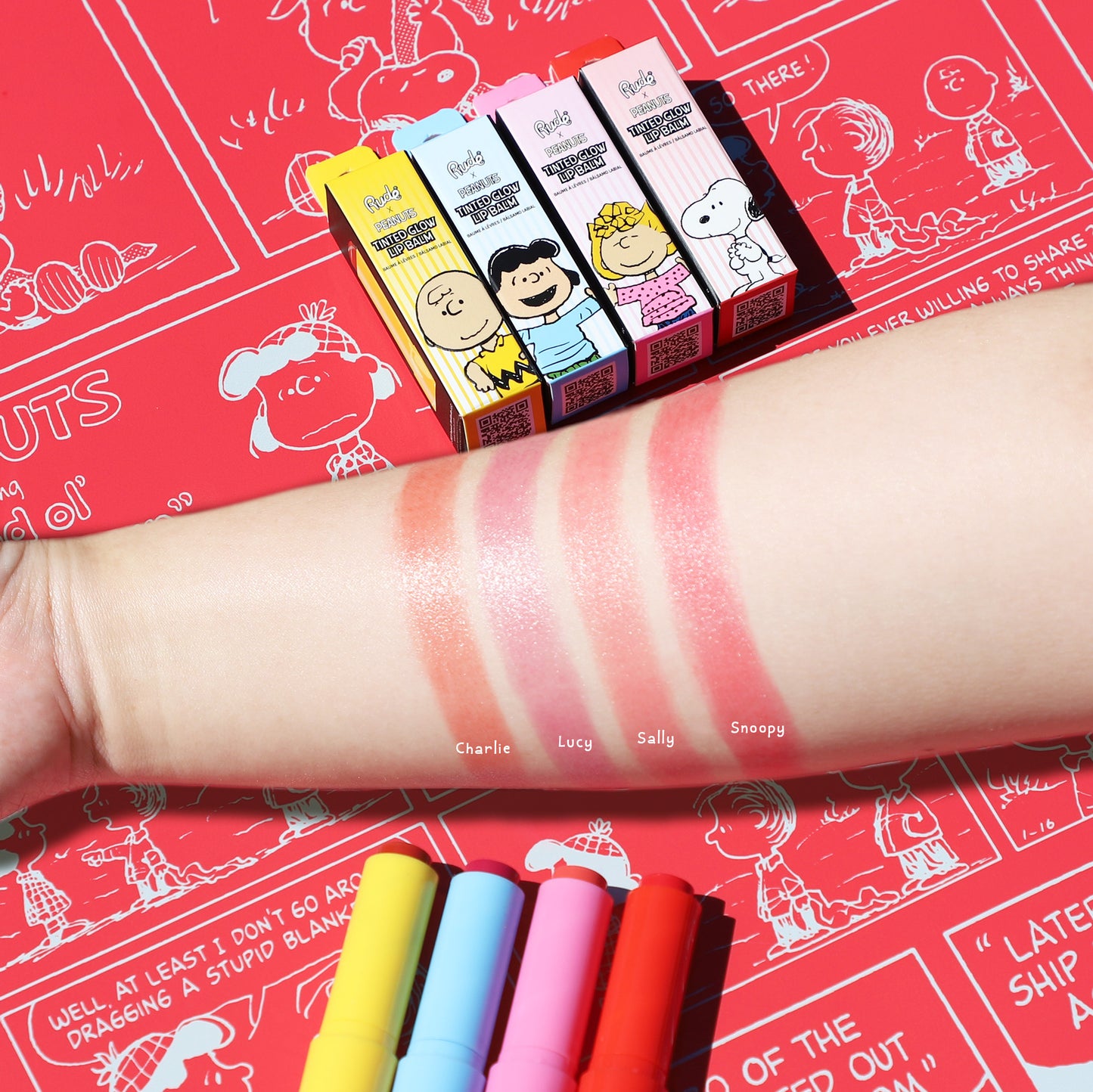 Rude Peanuts Tinted Glow Lip Balm