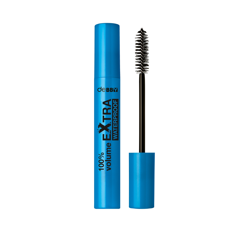 Debby 100% Volume Extra Waterproof Mascara Black