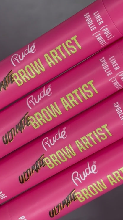 Rude Ultimate Brow Artist - Pomade & Brush